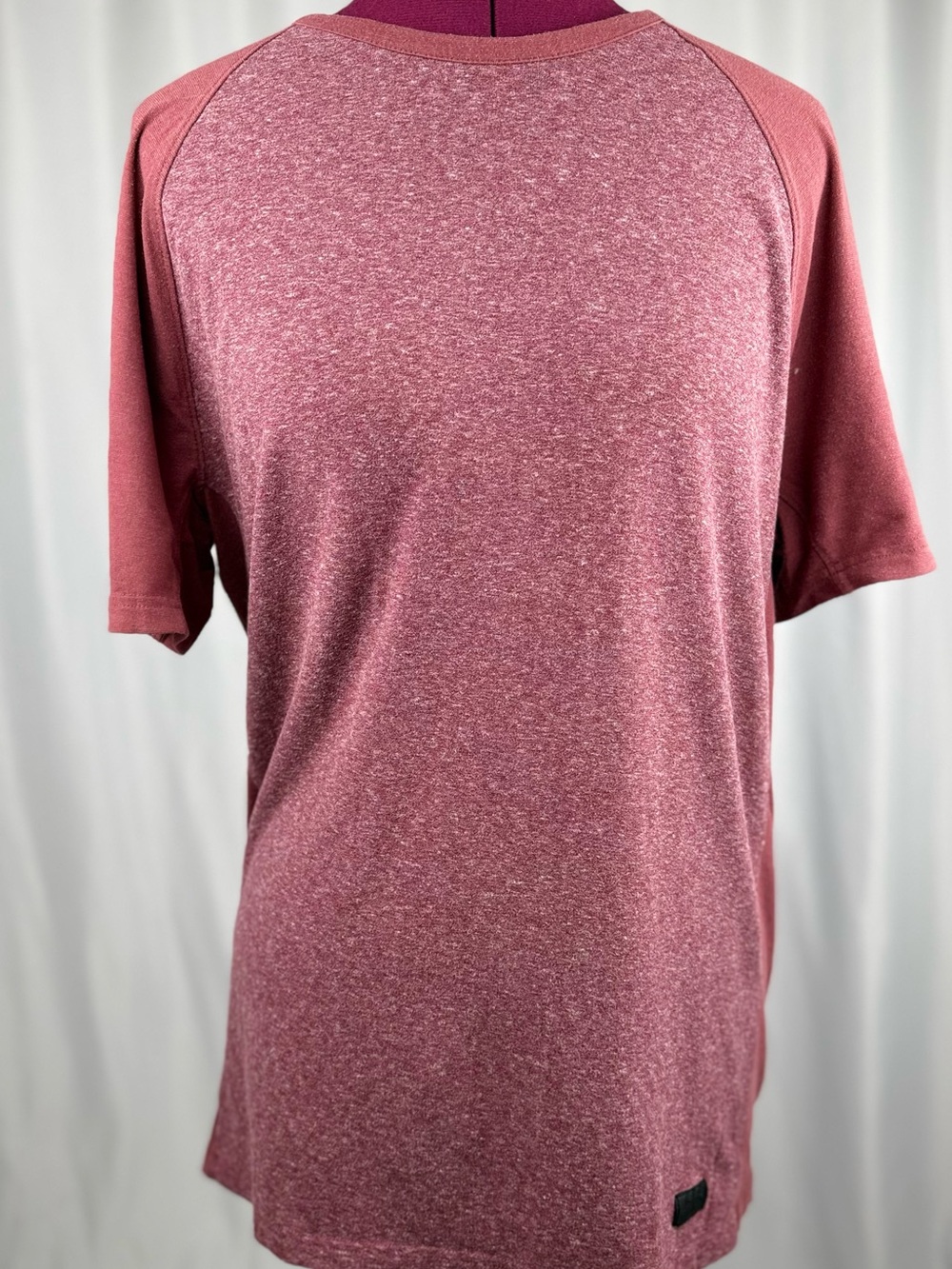 Abercrombie & Fitch Heathered Rose Short-Sleeve Raglan Tee